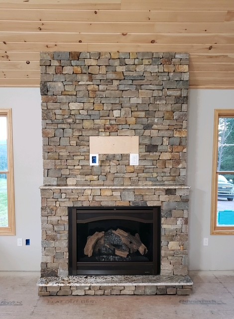 stone fireplace inspiration photo from schell stone